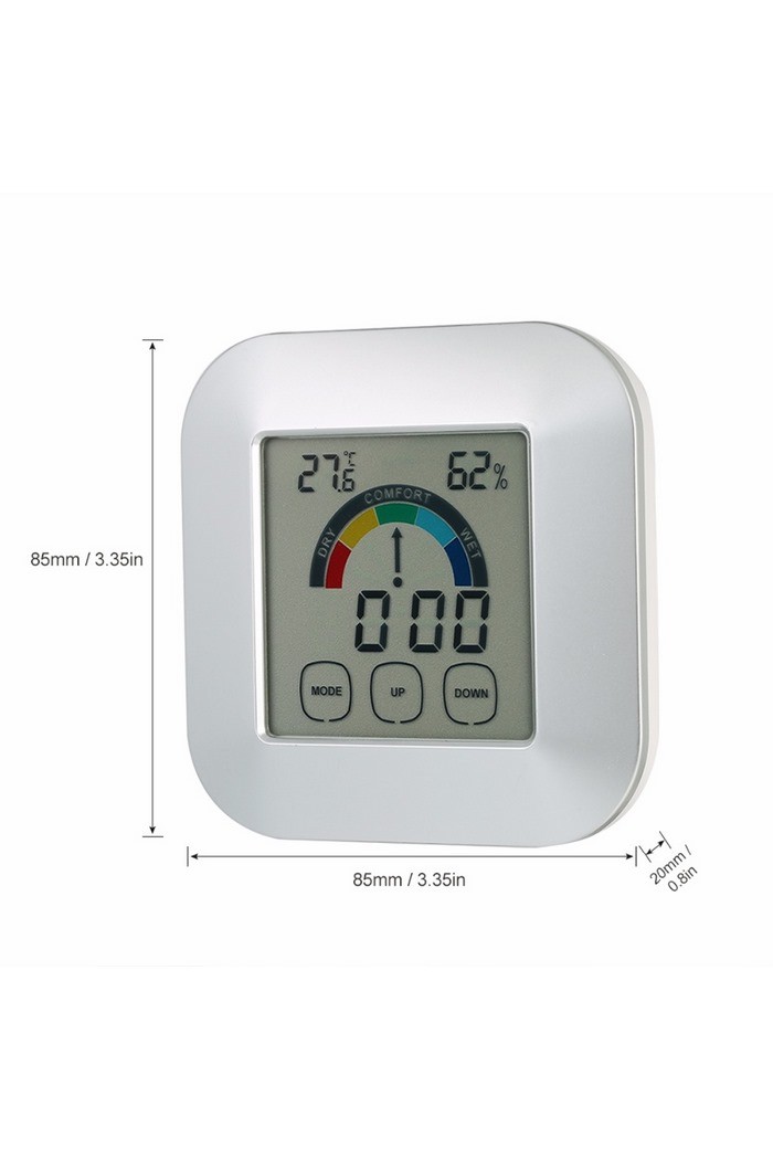 Mıknatıslı Alarmlı Termometre ve Nem ölçer Higrometre thr278
