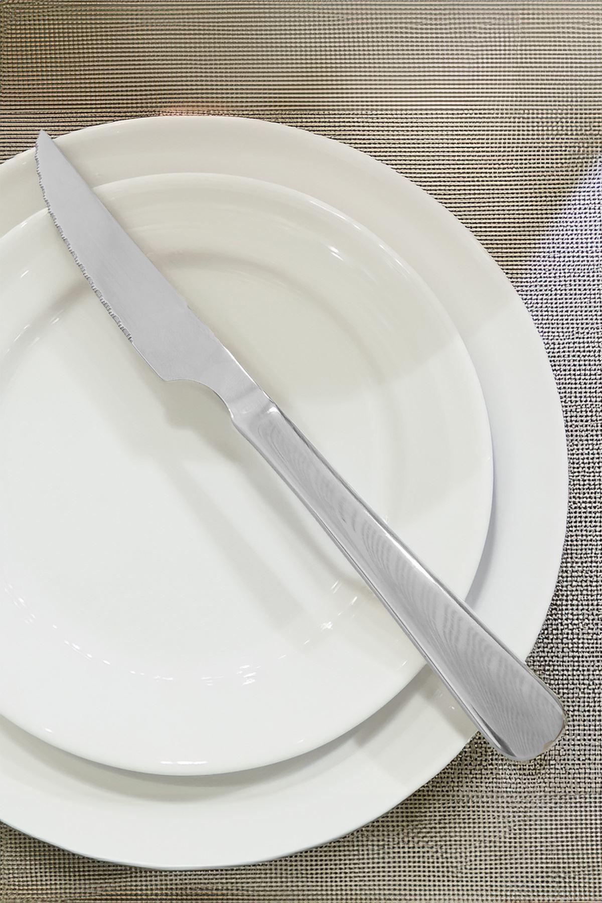 6 Adet 1010 Çelik 22,8 cm Sofra Biftek Et Bıçağı cin997by-6