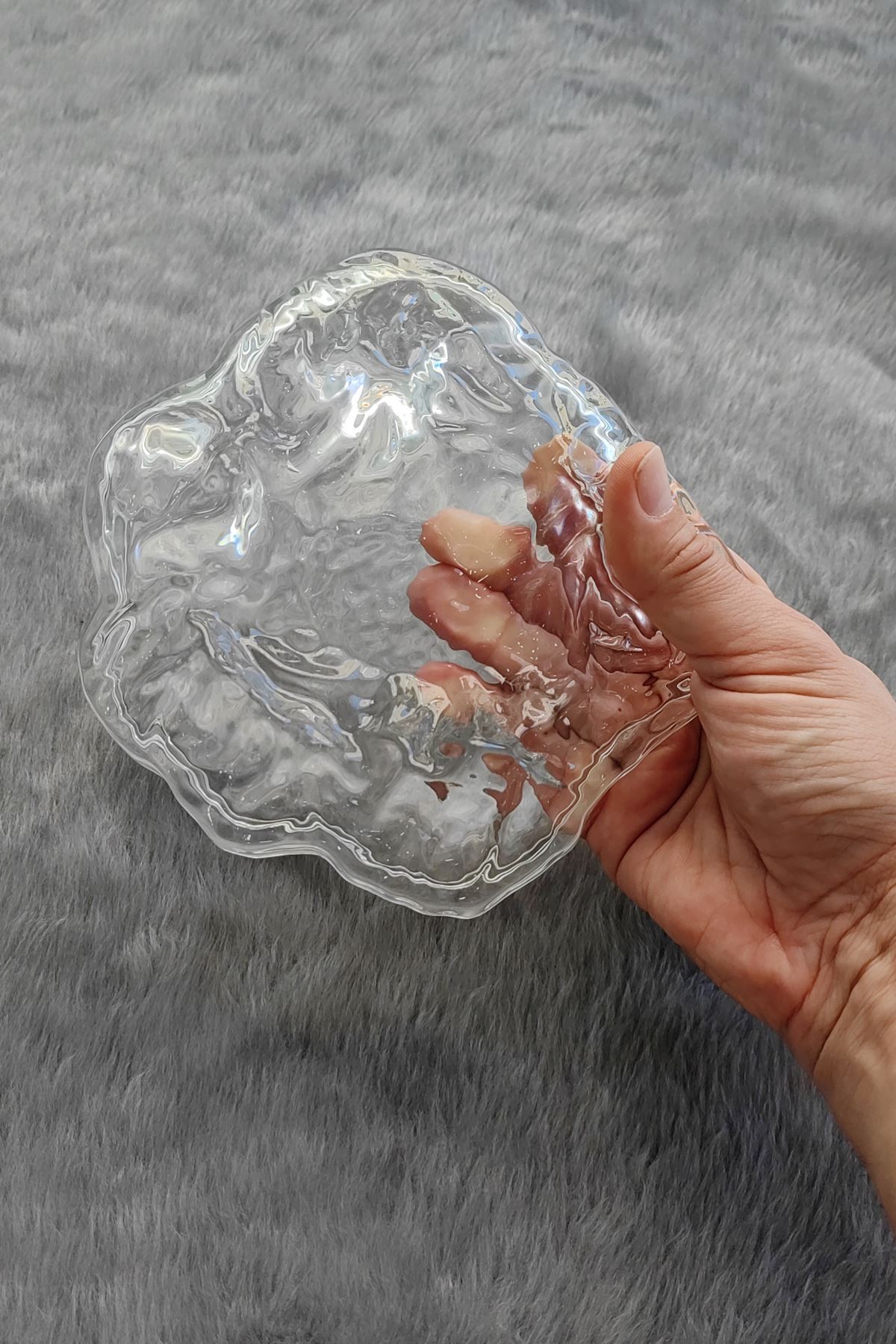 Kristal Cam Dağ Mountain Dizayn Parlak 3D Kül Tablası Puro Küllük mt176