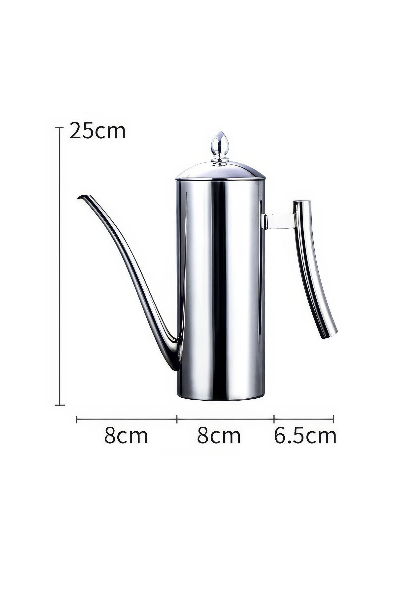 304 Çelik 880 ml Yağdanlık Sosluk Sirkelik cin902