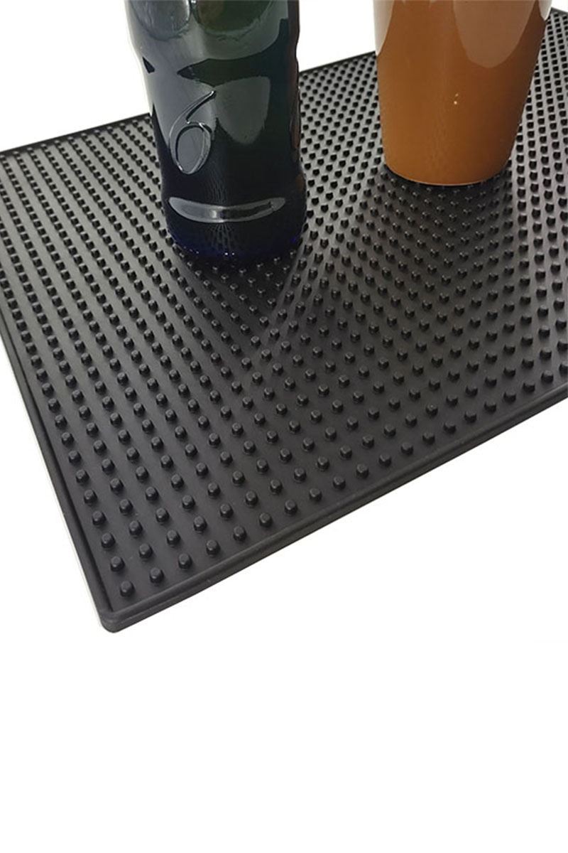 30x45 cm. 5 mm. Mat Siyah Renk Büyük Bar Lastiği cin920