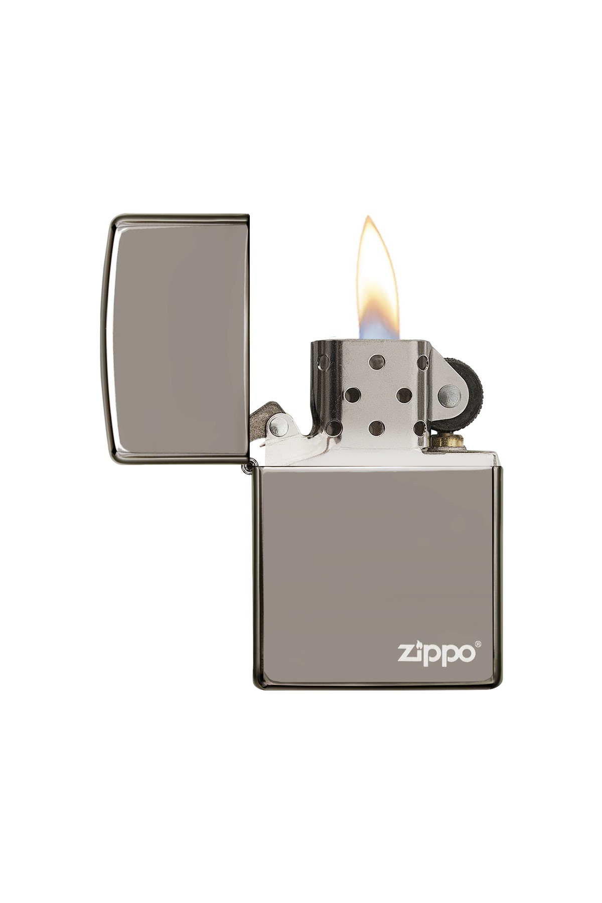 Zippo Çakmak Logo Black ice Buz Siyahı 150zl