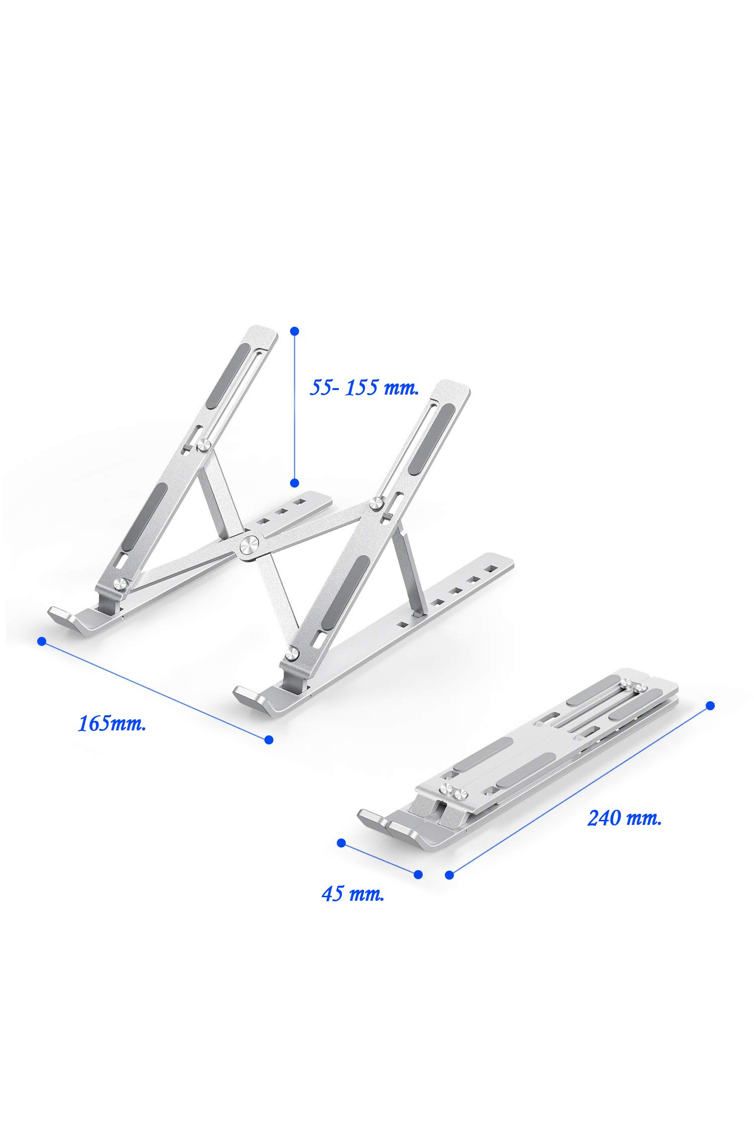 Aliminyum Ayarlı Laptop Macbook Notebook Yükseltici Tutucu cin304