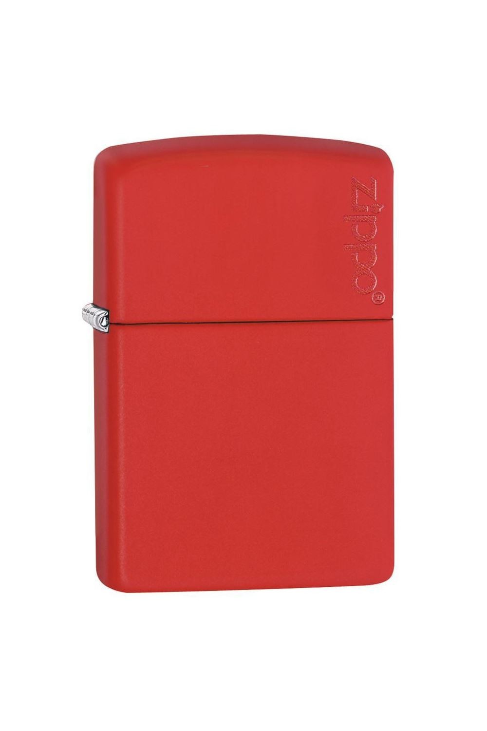 Zippo Çakmak Kırmızı Red Matte Logo 233zl-000052