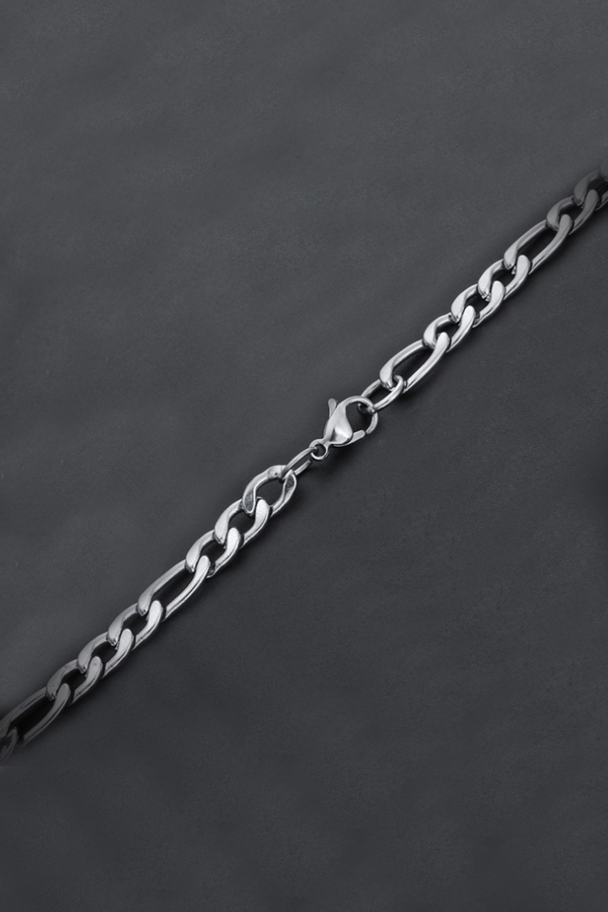 Chavin Figaro Model Yassı 70 cm 6 mm Uzun Çelik Erkek Zincir dm15