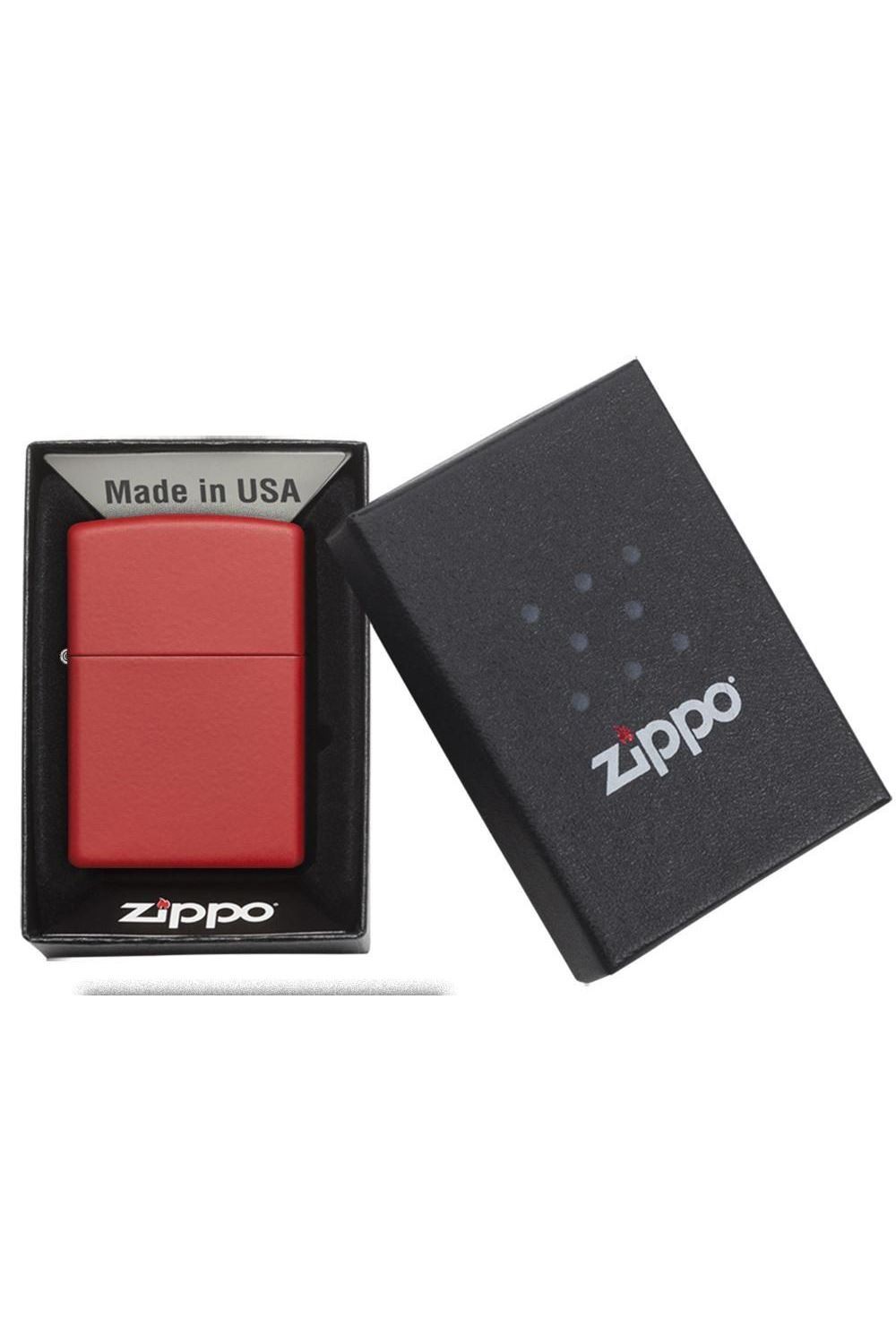 Zippo Çakmak Regular Kırmızı Red Matte 233-000598