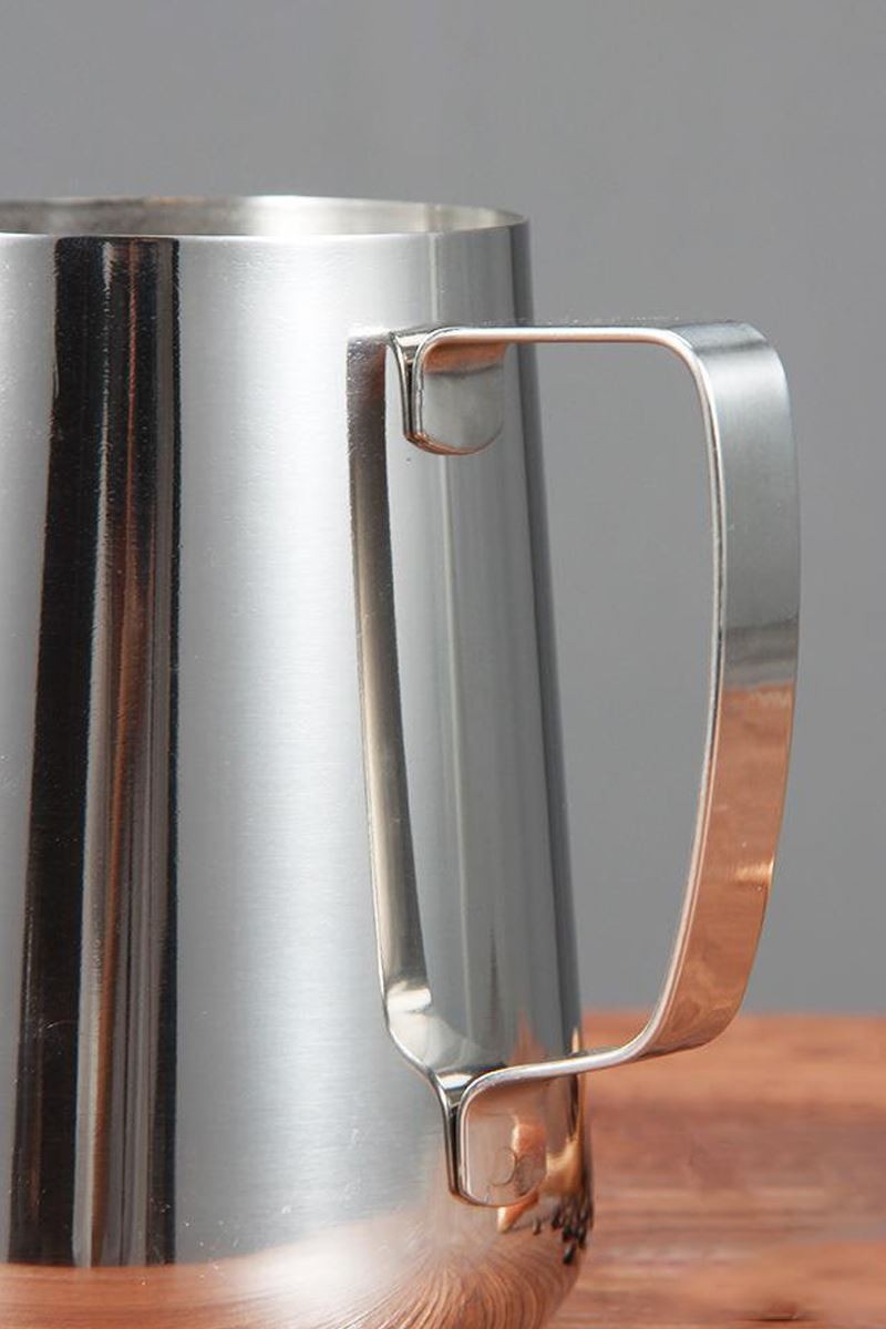 304 Çelik 900 ml Kahve Süt Köpürtme Potu Sütlük Pitcher cin504