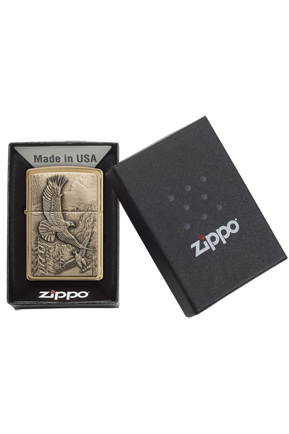 Zippo Çakmak Kartal Kabartma Where Eagles Dare 20854-000010