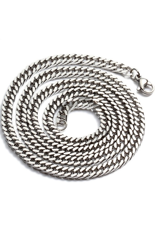 Chavin Gri 60 cm. 10 mm. Gürmet Erkek Çelik Zincir dm93