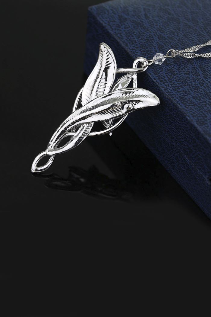 Chavin A-Leaf Lord Of The Rings Arwen Evenstar Kolye ve Küpe Set eu80-t