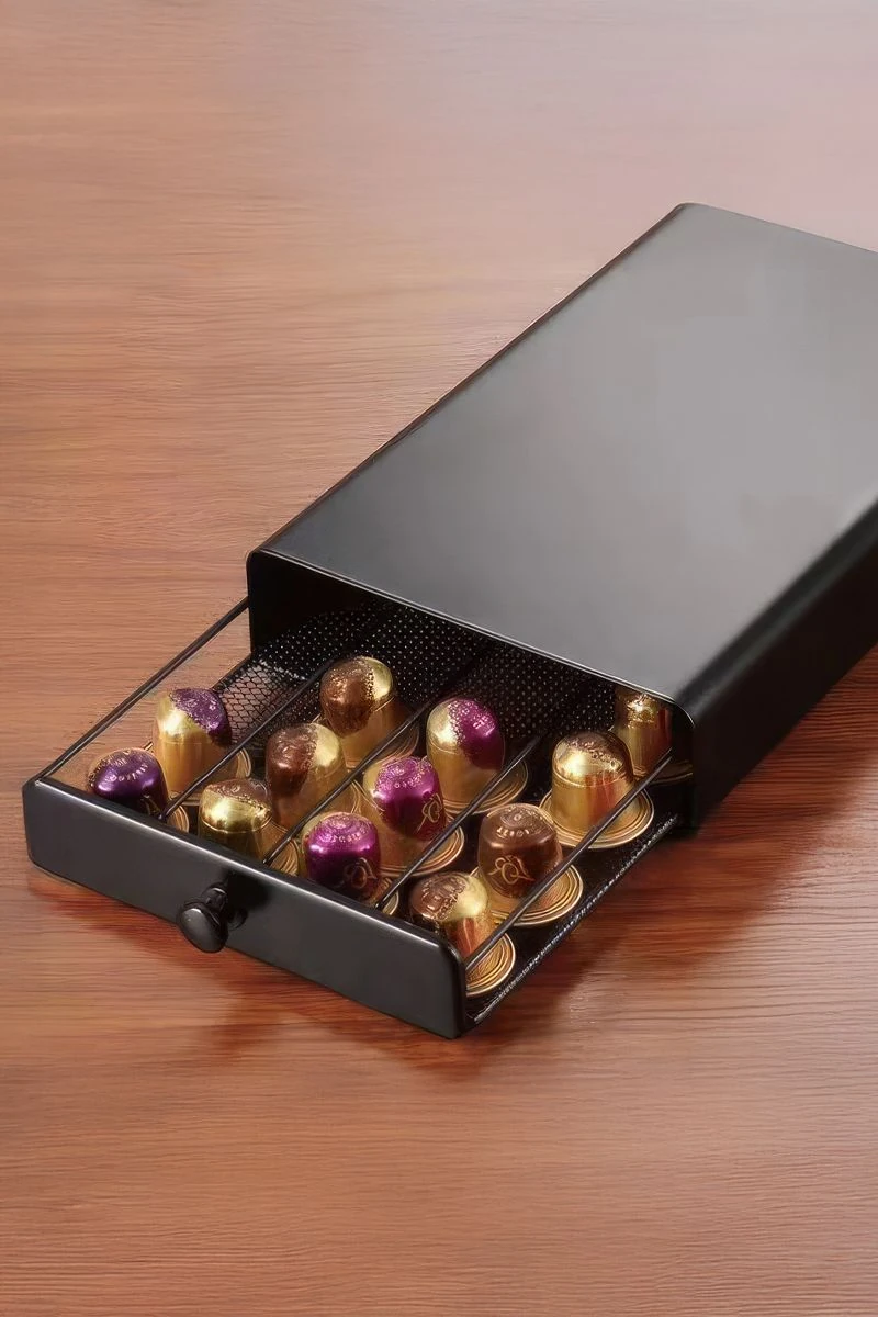 40 Adet Kapasiteli Nespresso Kapsül Kahve Standı Kahve Çekmecesi mt194sy