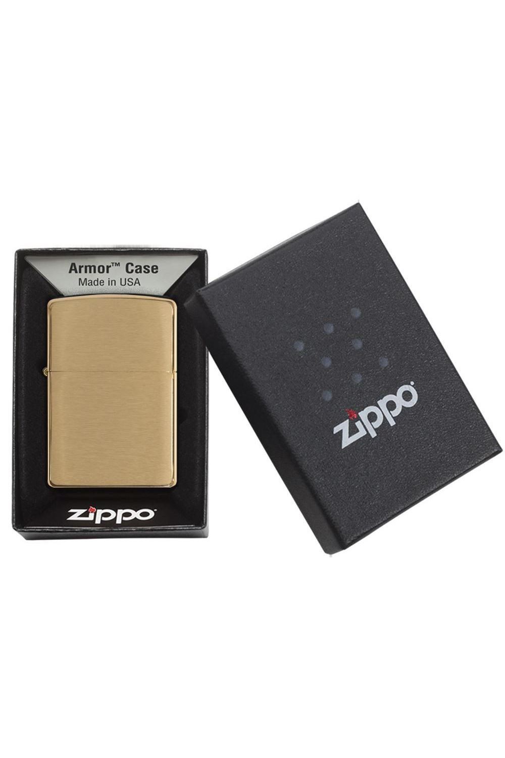 Zippo Çakmak Gold Brass Armor Heavy 168-000019