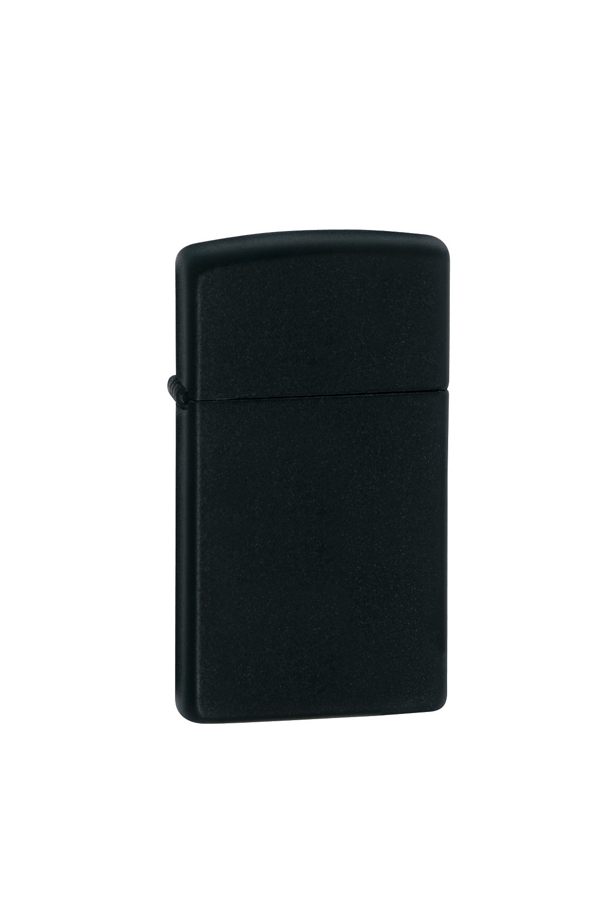 Zippo Çakmak Slim ince Black Matte Siyah Çakmak 1618