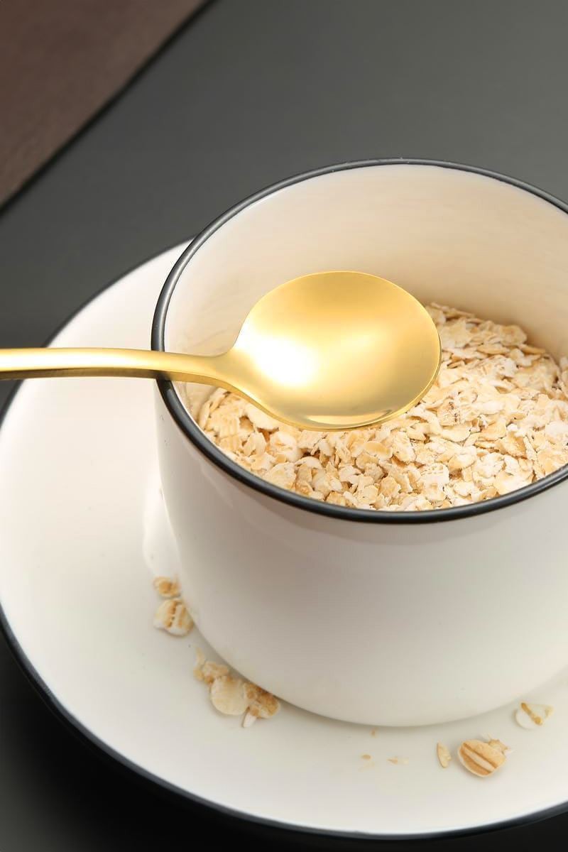 6 Adet Çelik Gold 15 cm Fincan Latte Kahve Karıştırma Kaşığı mt161sr-6