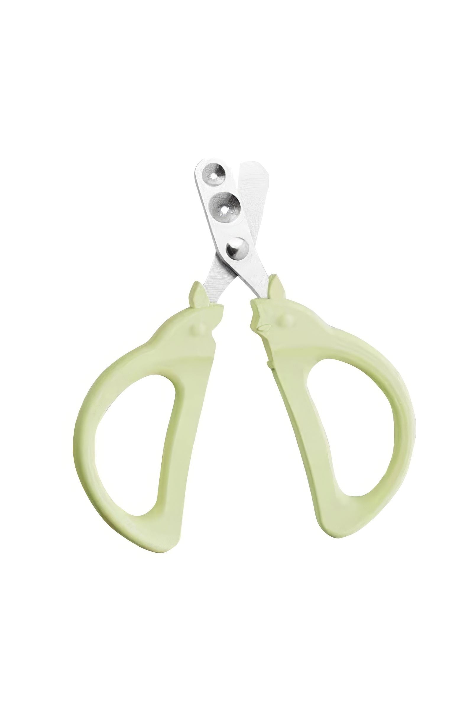 Çelik Uçlu Çift Delikli Yeşil Kedi Tırnak Makası cin821ys