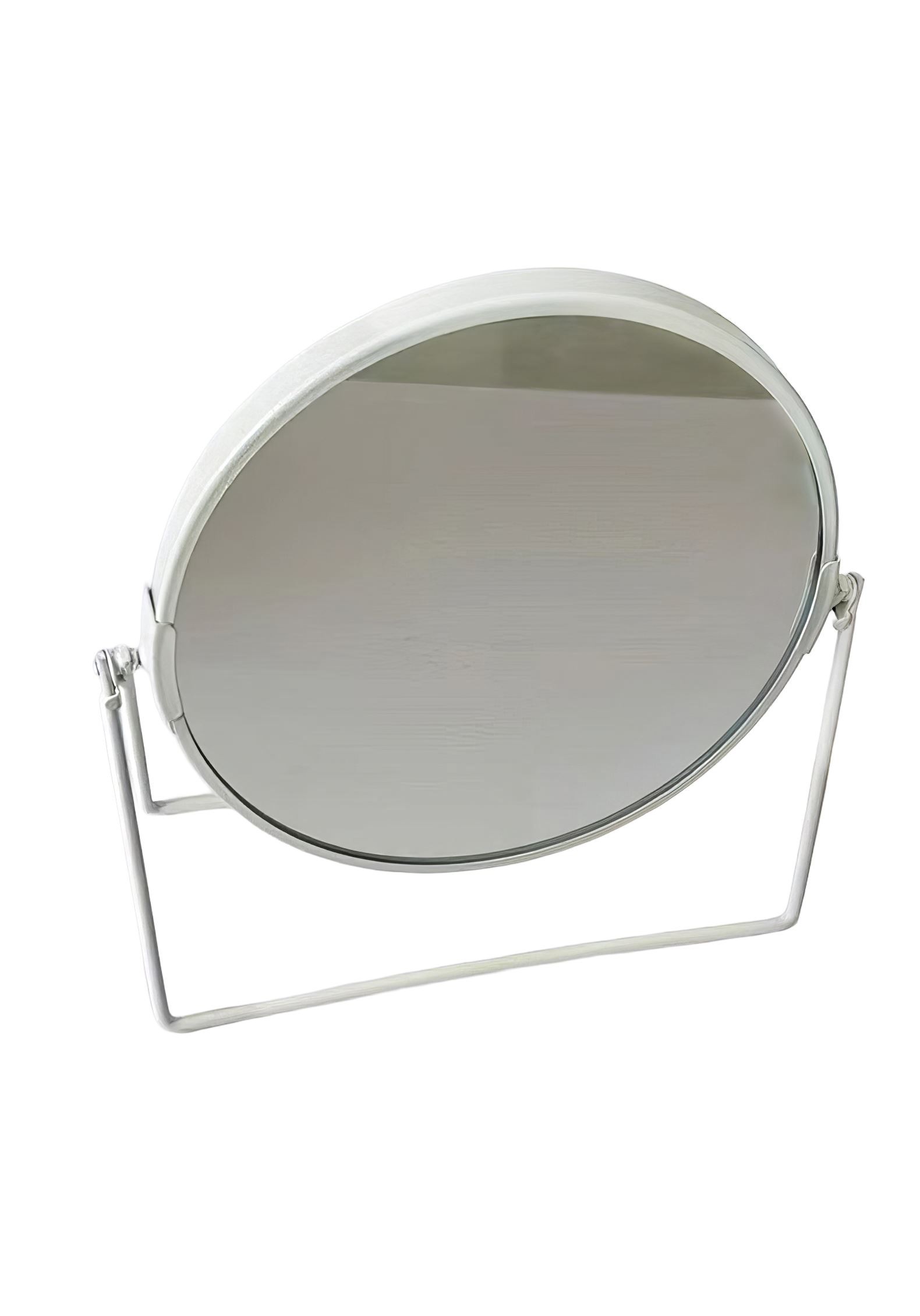 Masa üstü 15 cm 2x Büyüteçli Çift Taraflı 360°Dönen Metal  Masa Aynası mt167by