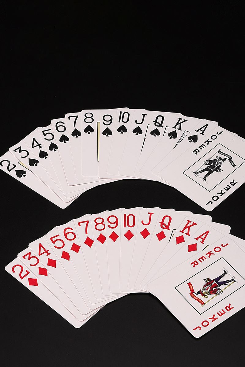 Kırmızı Jumbo Pvc Su Geçirmez Jumbo Blackjack iskambil Oyun Kağıdı cin385kr