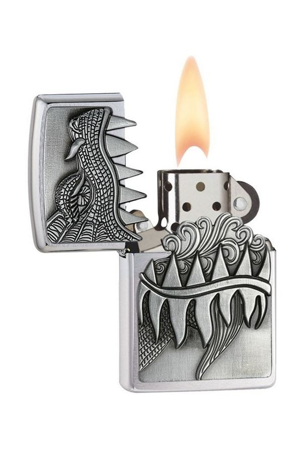 Zippo Çakmak 3 Boyutlu Ejderha Fire Breathing Dragon 28969-000004