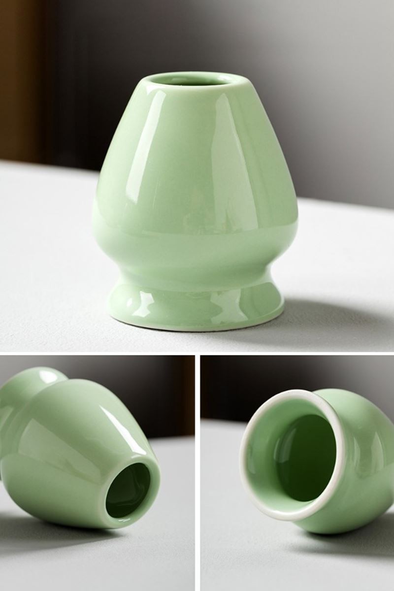 2 Parça Matcha Çayı Fırça ve Bamboo Whisk Tutucu Köpürtücü Tutacağı mt165