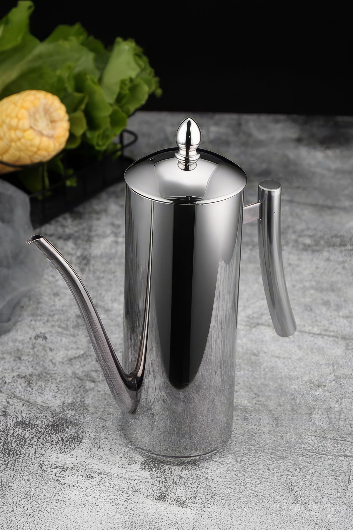 304 Çelik 880 ml Yağdanlık Sosluk Sirkelik cin902