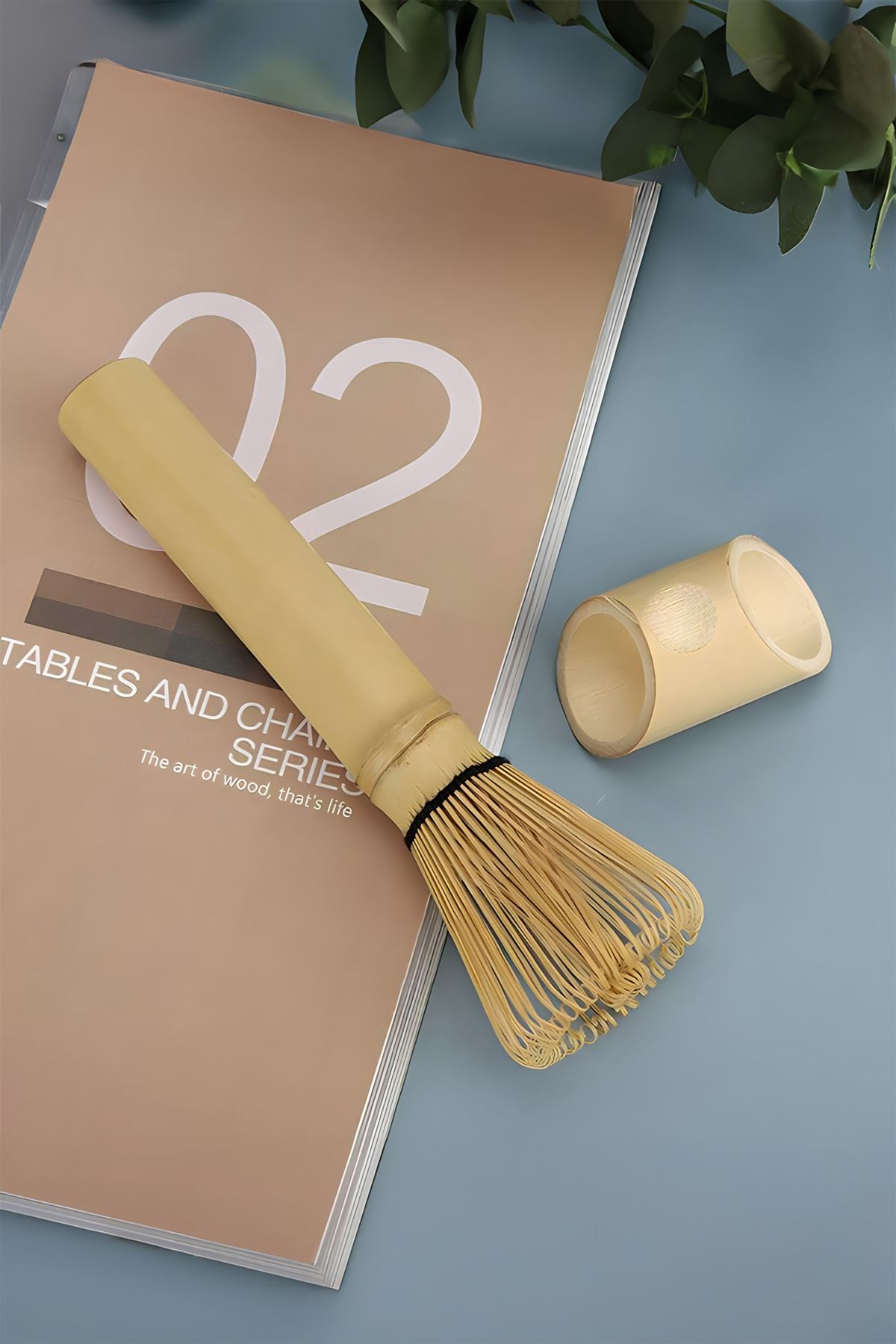 Bambu Matcha Çayı Karıştırıcı Fırça Bamboo Whisk Usucha Köpürtücü mt208