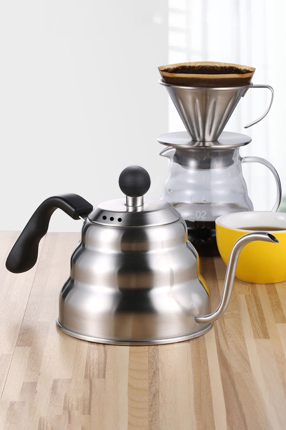 WF 1,2 L Barista Filtre Kahve Demleme ibriği Drip Kettle cin372