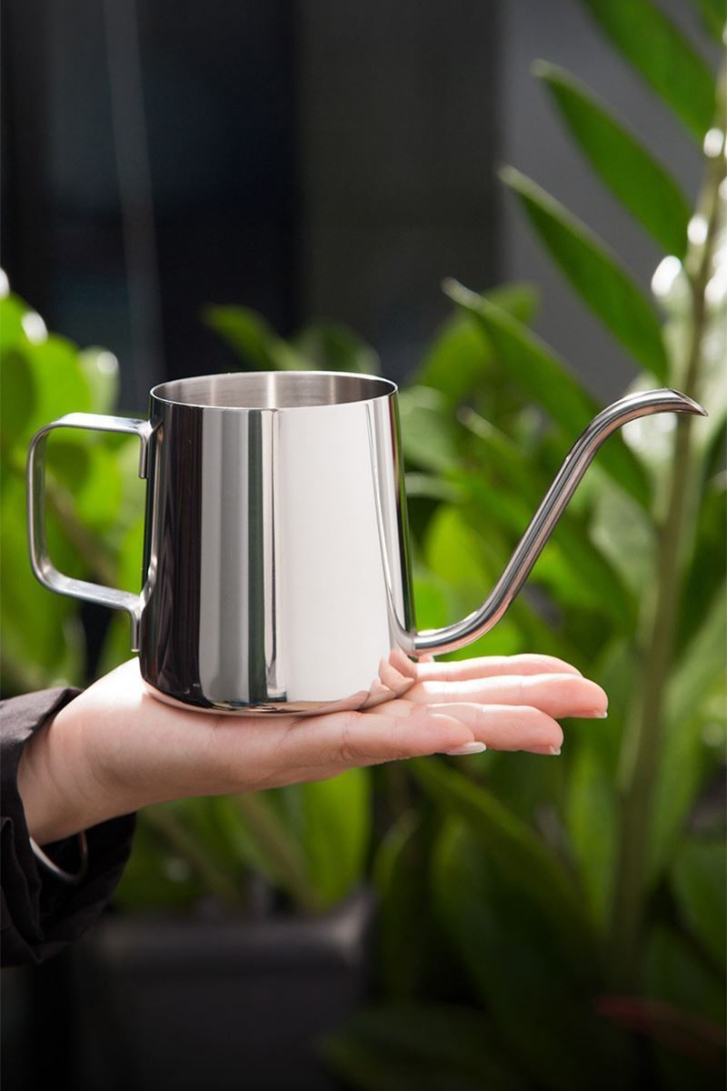 Çelik Ölçekli 350 ml 7 Cup Kahve Demleme ibriği Espresso Sıcak Su ibriği mt116