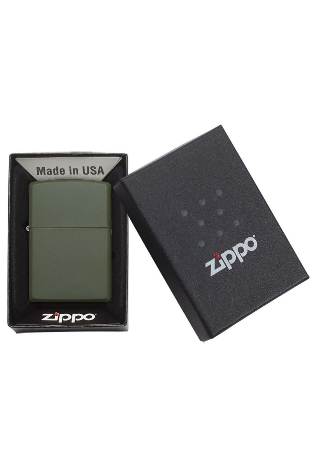 Zippo Çakmak Regular Yeşil Green Matte 221-000211