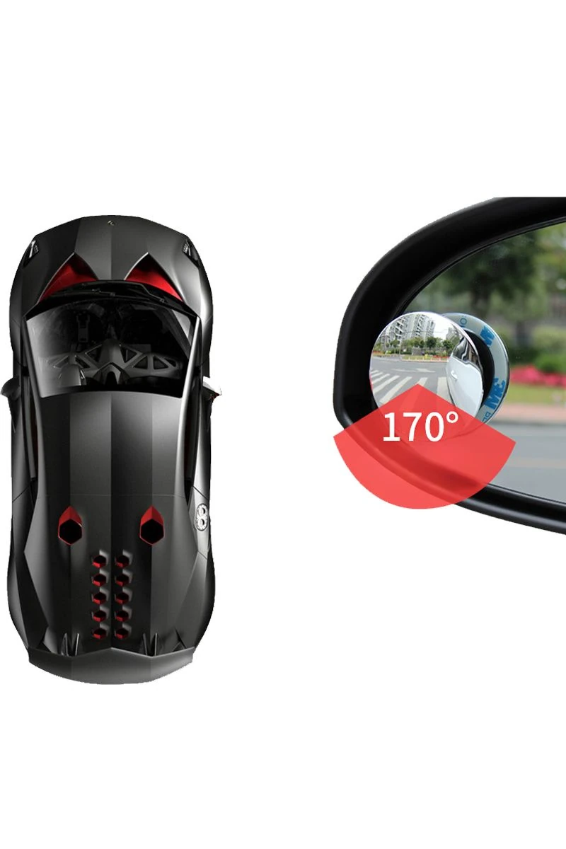 2 Adet 360° Kendinden Yapışkanlı Otomobil Kör Nokta Yan Aynası mt231