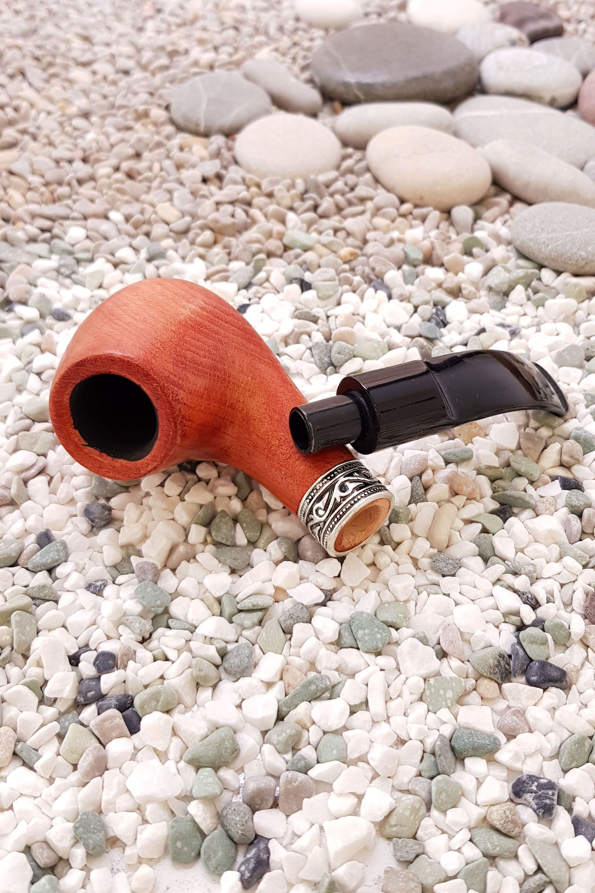 Falconetti 9 mm. Metal Bilezikli Ahşap Pipo py66khv