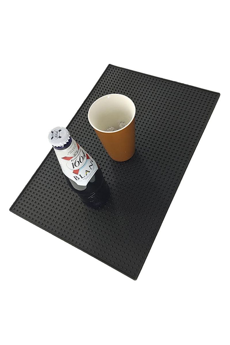 30x45 cm. 5 mm. Mat Siyah Renk Büyük Bar Lastiği cin920