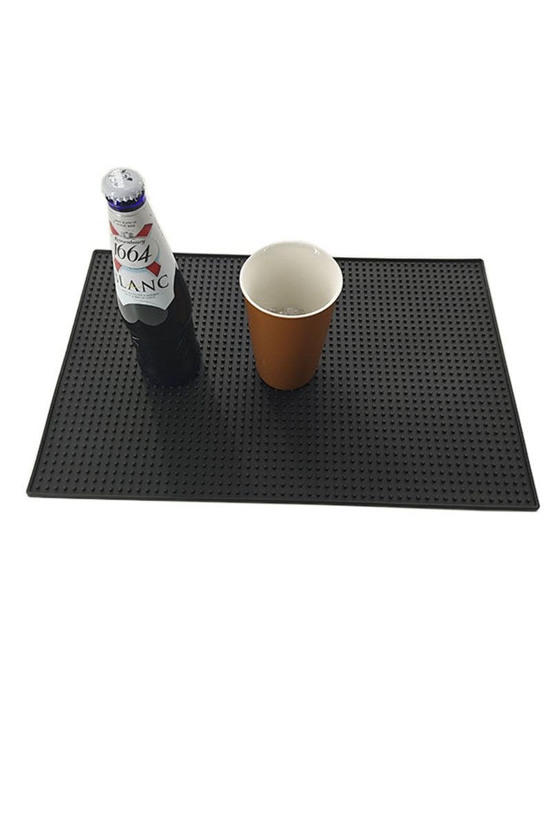 30x45 cm. 5 mm. Mat Siyah Renk Büyük Bar Lastiği cin920