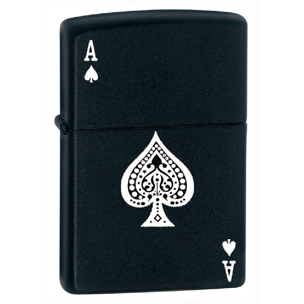 Zippo Çakmak Siyah As Ace Of Spades Maça Ası 218-005578
