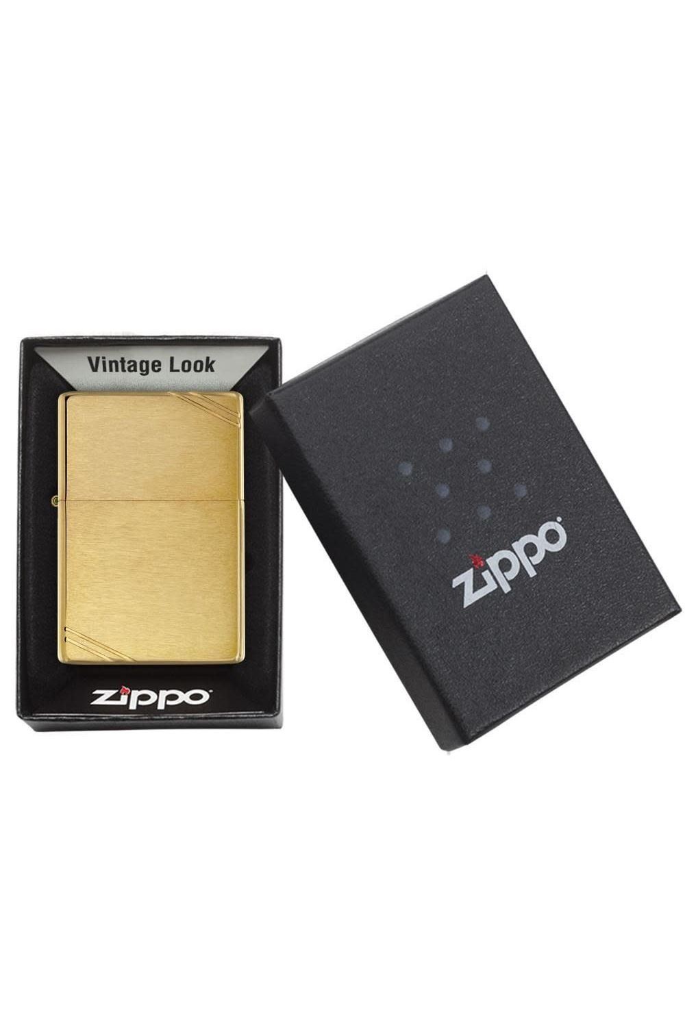 Zippo Çakmak Vintage Br Fin Brass 240-000132