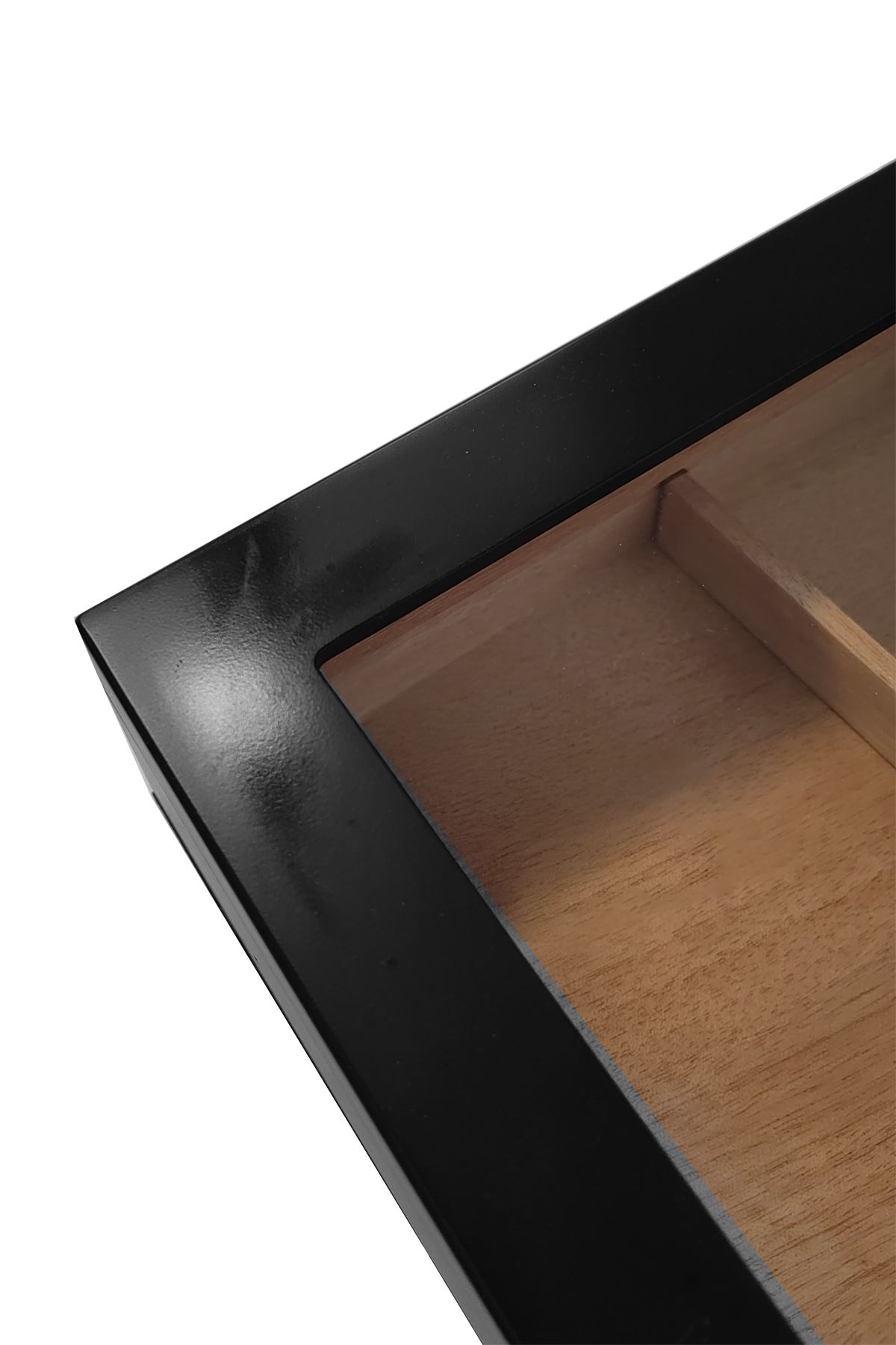 Falconetti Def olu Siyah Camlı Kısa Humidor Puro Kutusu rc06sy-d3