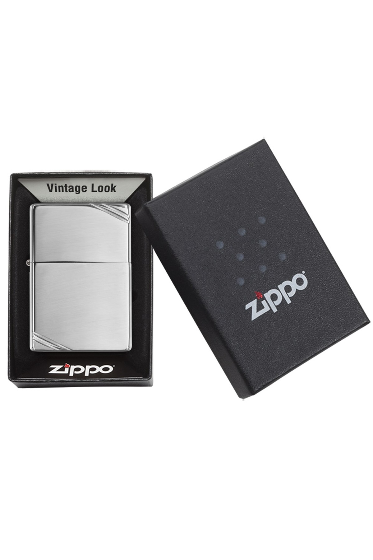 Zippo Çakmak Vintage High Polish Chrome 260-000243