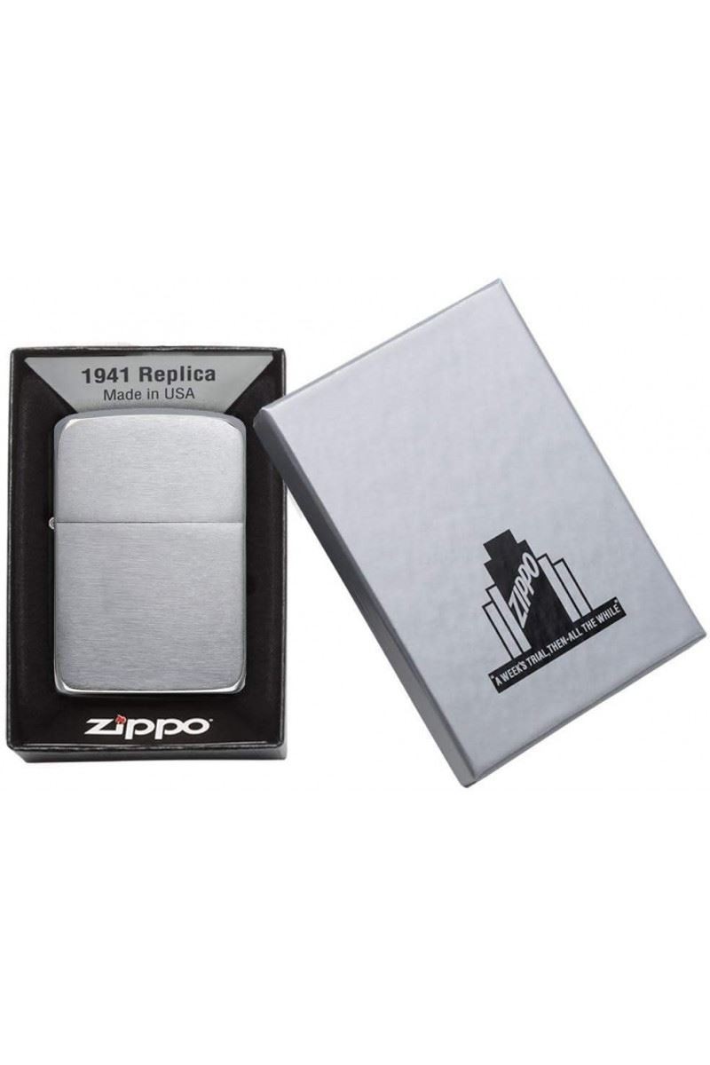 Zippo Çakmak 1941 Replica Brush Chrome 1941-000934