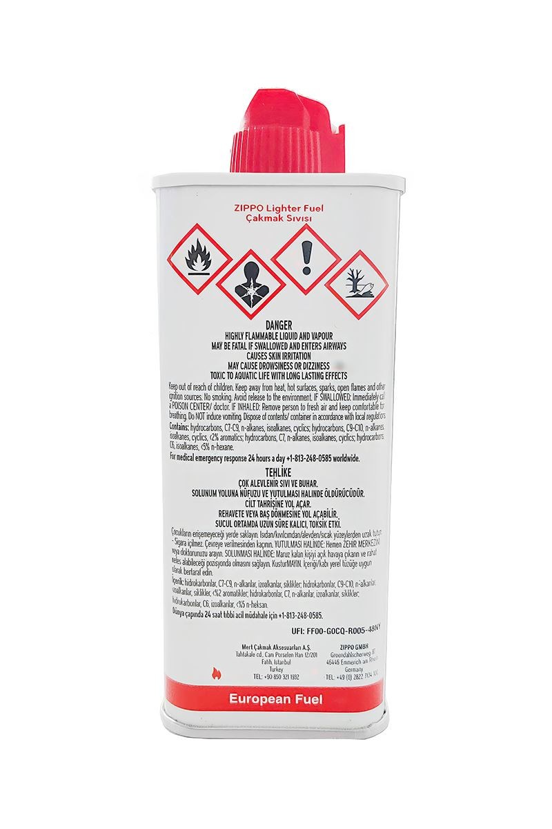 Orjinal 125 ml Zippo Çakmak Benzini 3141