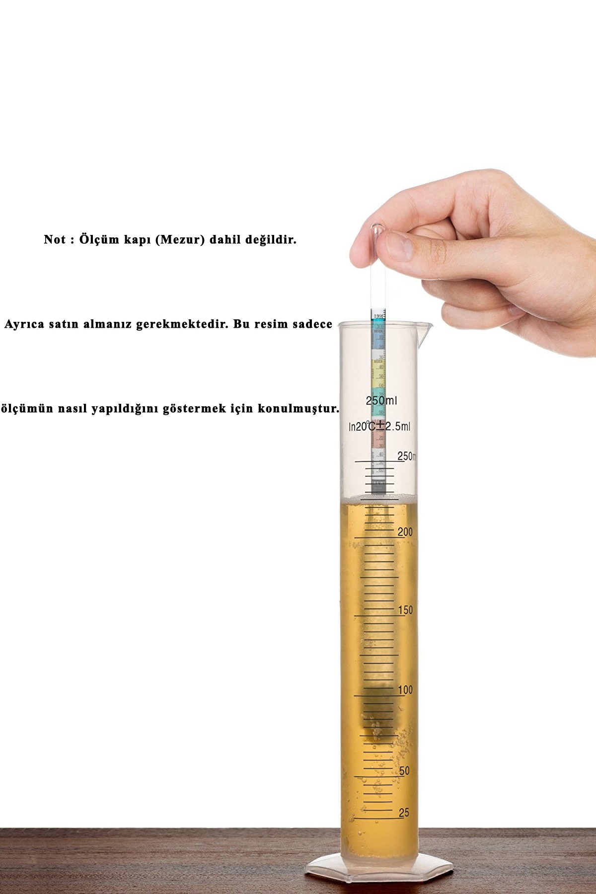 Hidrometre 0.980 - 1.1160 Bira Brix Oranı Ölçüm thr275