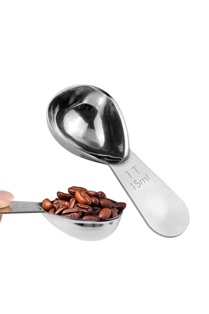 430 Çelik 1 tbsp 15 gr. 0.35 oz. Paslanmaz Çelik Kahve Ölçü Kaşığı cin958