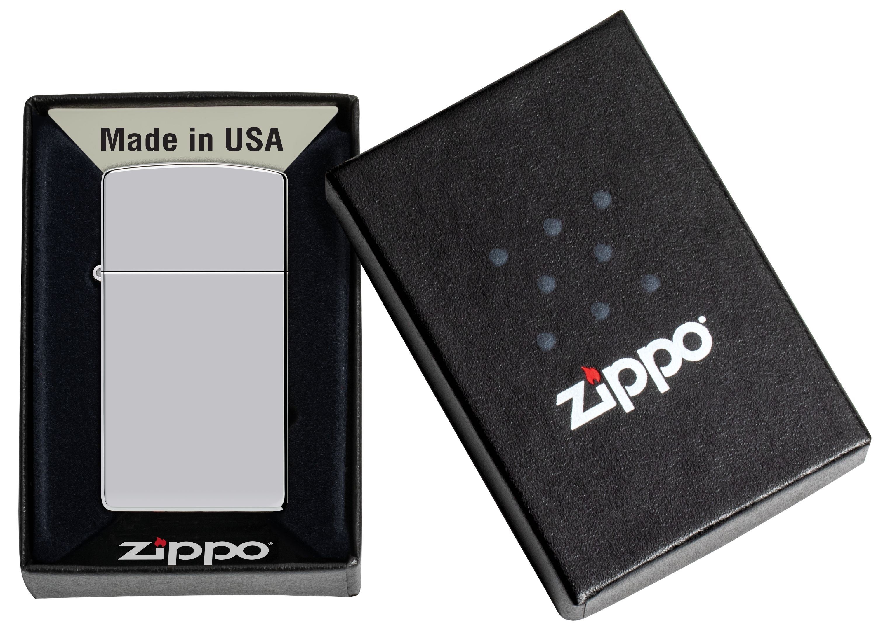 Zippo Çakmak Slim Hi Polish Chrome 1610-001407