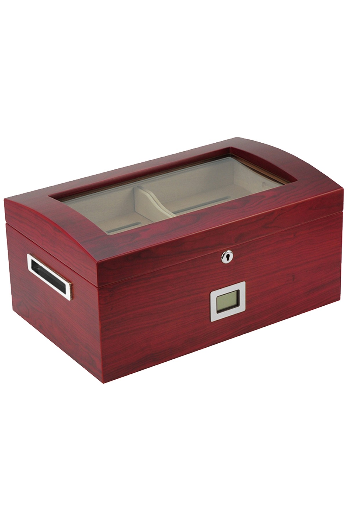 Falconetti 2 Katlı Dijital Camlı Humidor Puro Kutusu rc20