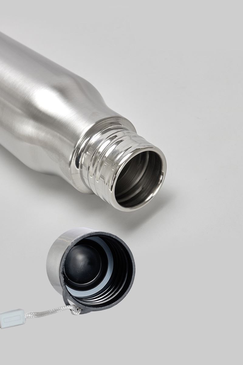 Çelik Siyah Kapak 750 ml Spor Matara Suluk (SICAK-SOĞUK TUTMAZ) cin426