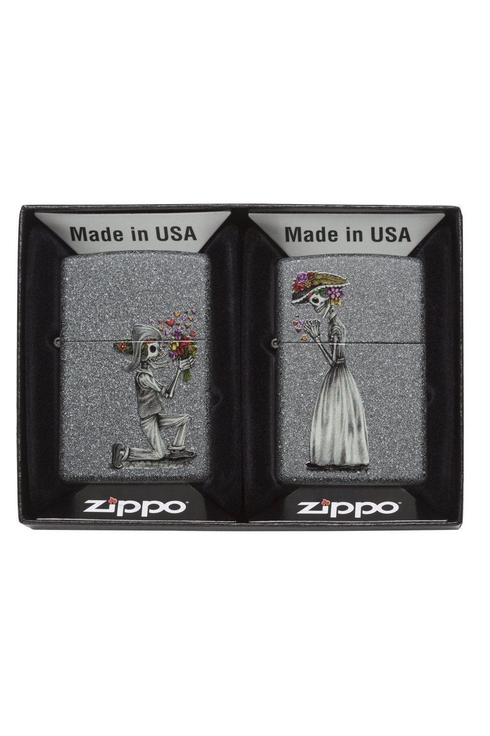 Zippo Çakmak Classics iskelet 2Li Set Sevgiliye özel 28987-000004