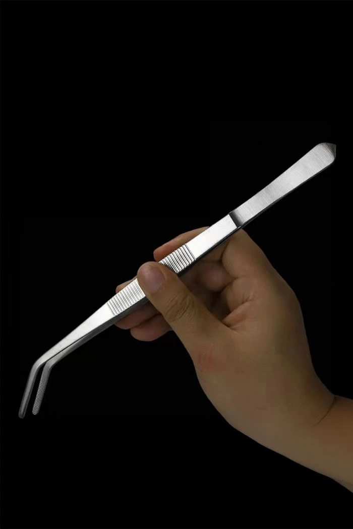 Çelik 25 cm Çok Amaçlı Cımbız Profesyonel Şef Cımbızı Maşası cin774