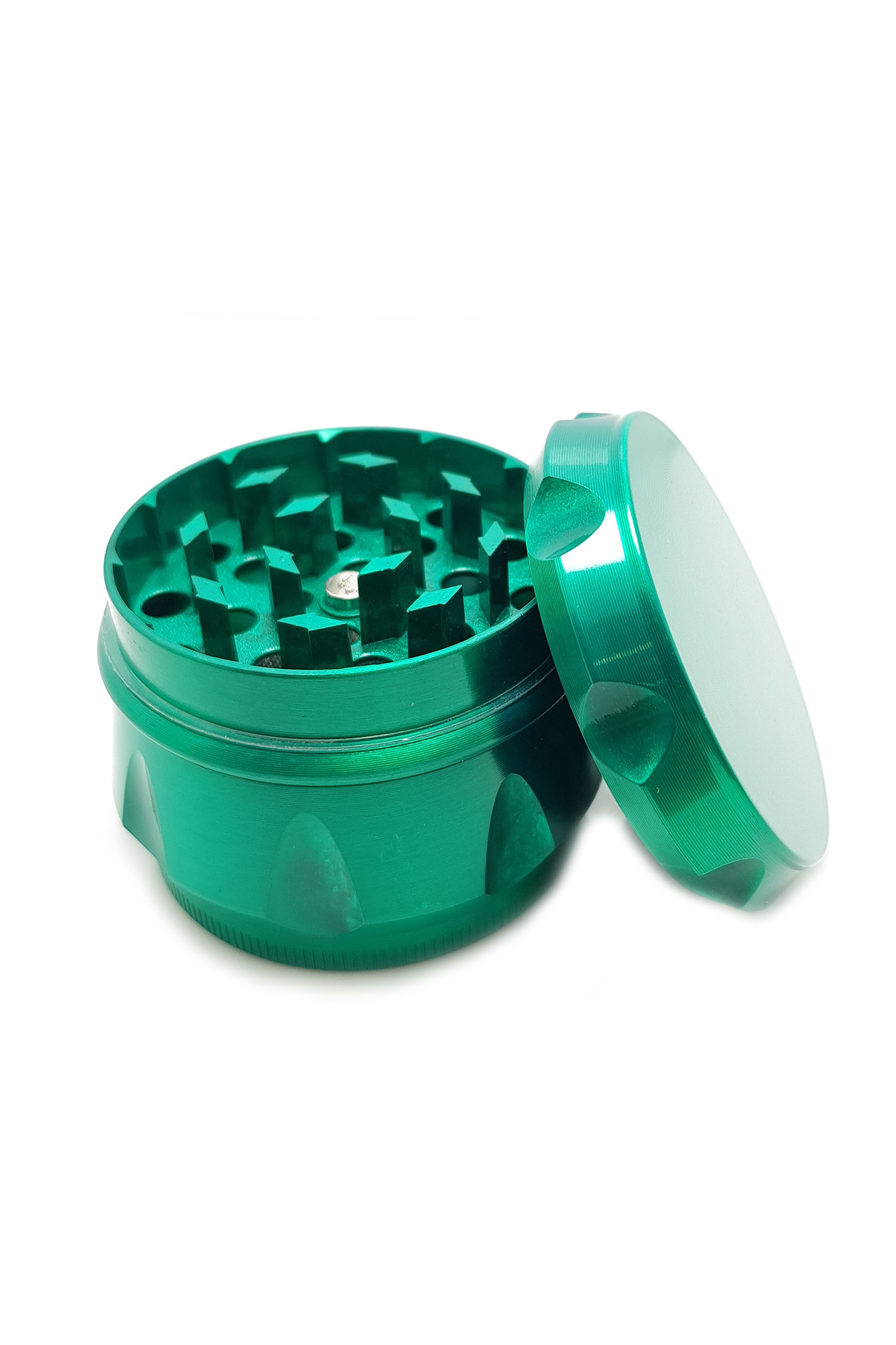 Yeşil 55 mm. Tütün Baharat Herbal Öğütücüsü Parçalayıcı pz39ys