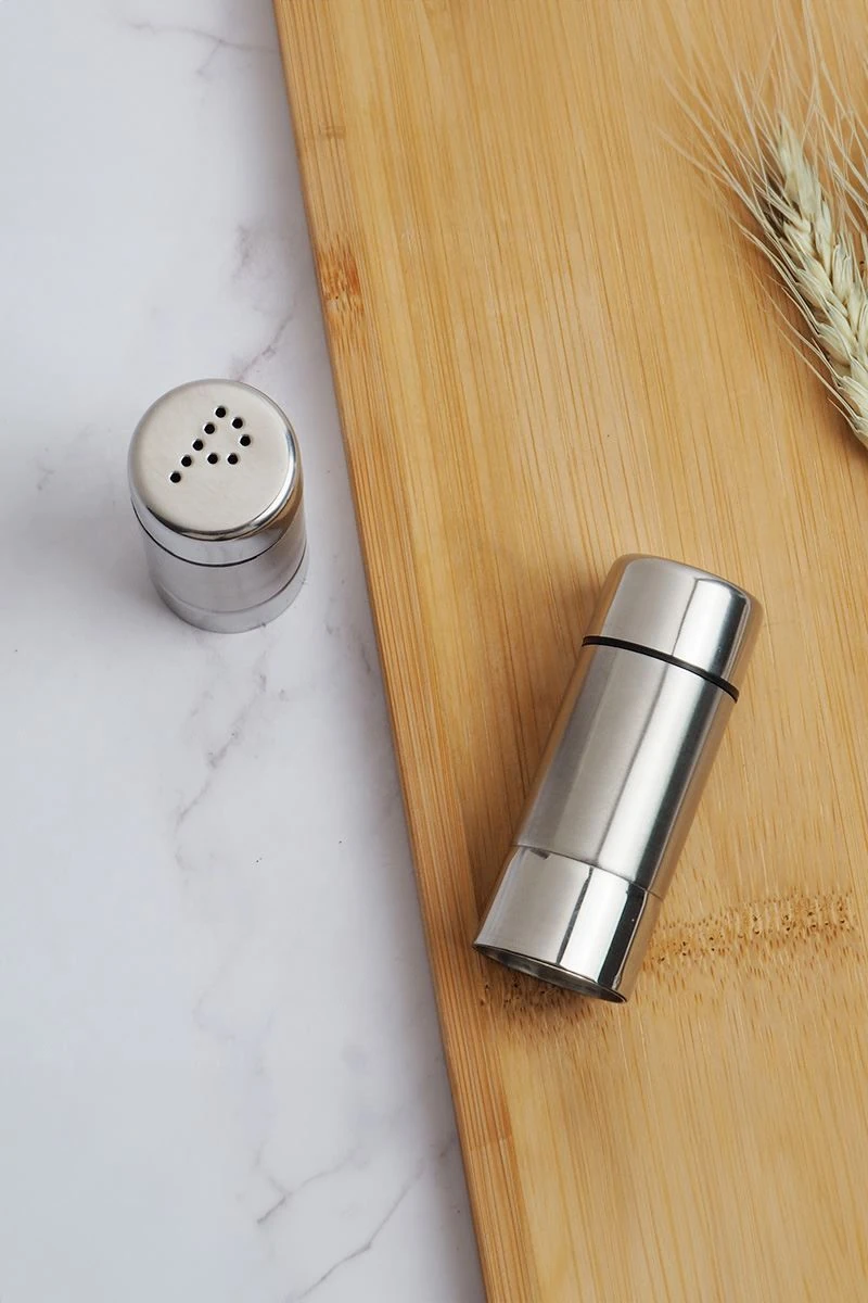 2 li 304 L Çelik Büyük Boy Karabiberlik ve Tuzluk Set Takım cin980-takim