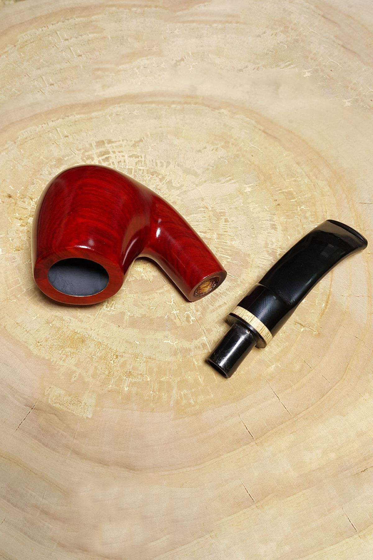 Falconetti Red Sandalwood Ahşap Bilezikli Pipo pt77