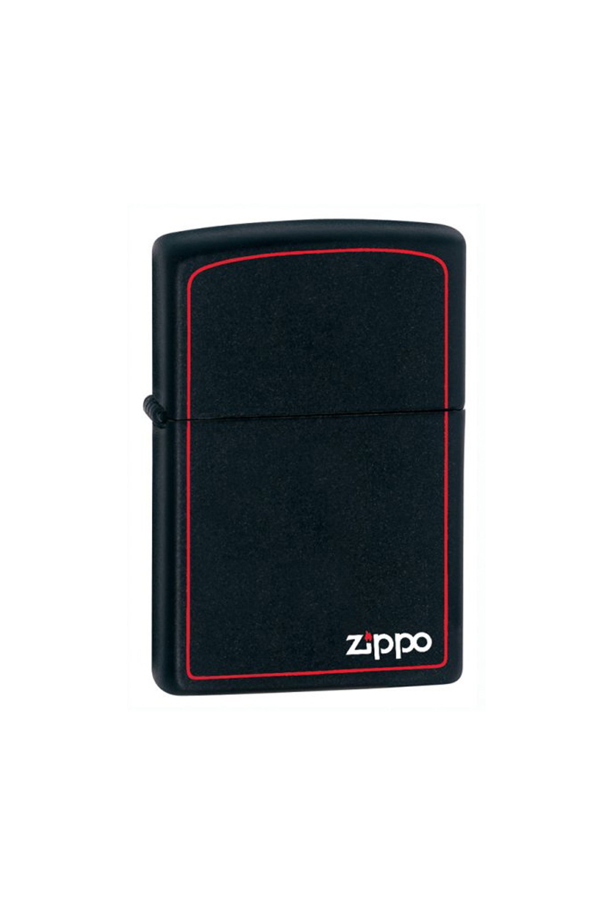 Zippo Çakmak Siyah Kırmızı Border Black Z-Border 218zb-000056