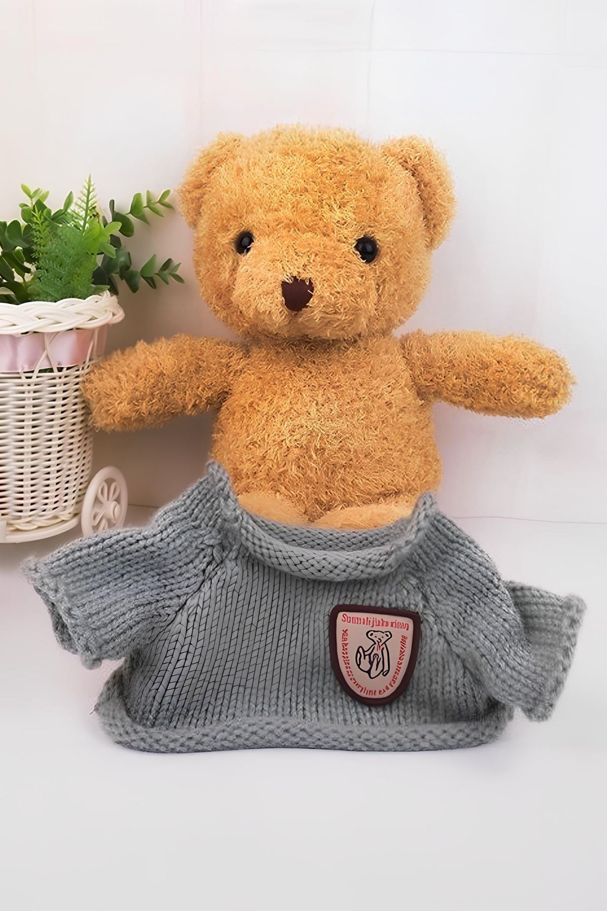 Chavin 30 cm Kahverengi Hediye Peluş Oyuncak Ayıcık ayi-02